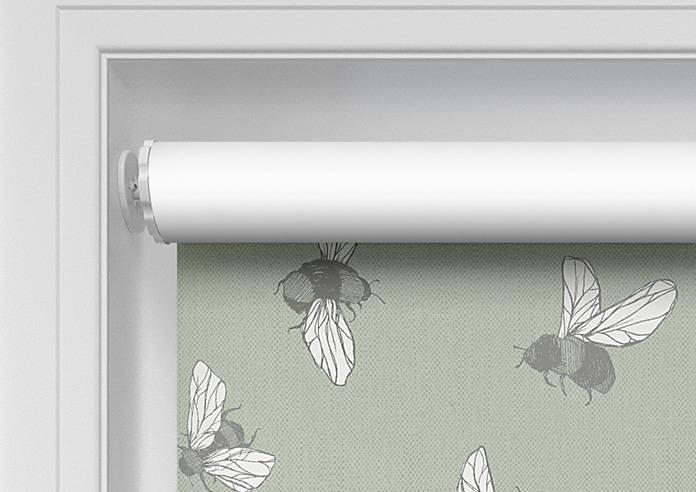Busy Bee, Spring Green - Twist&Fit Roller Blind - Image 10